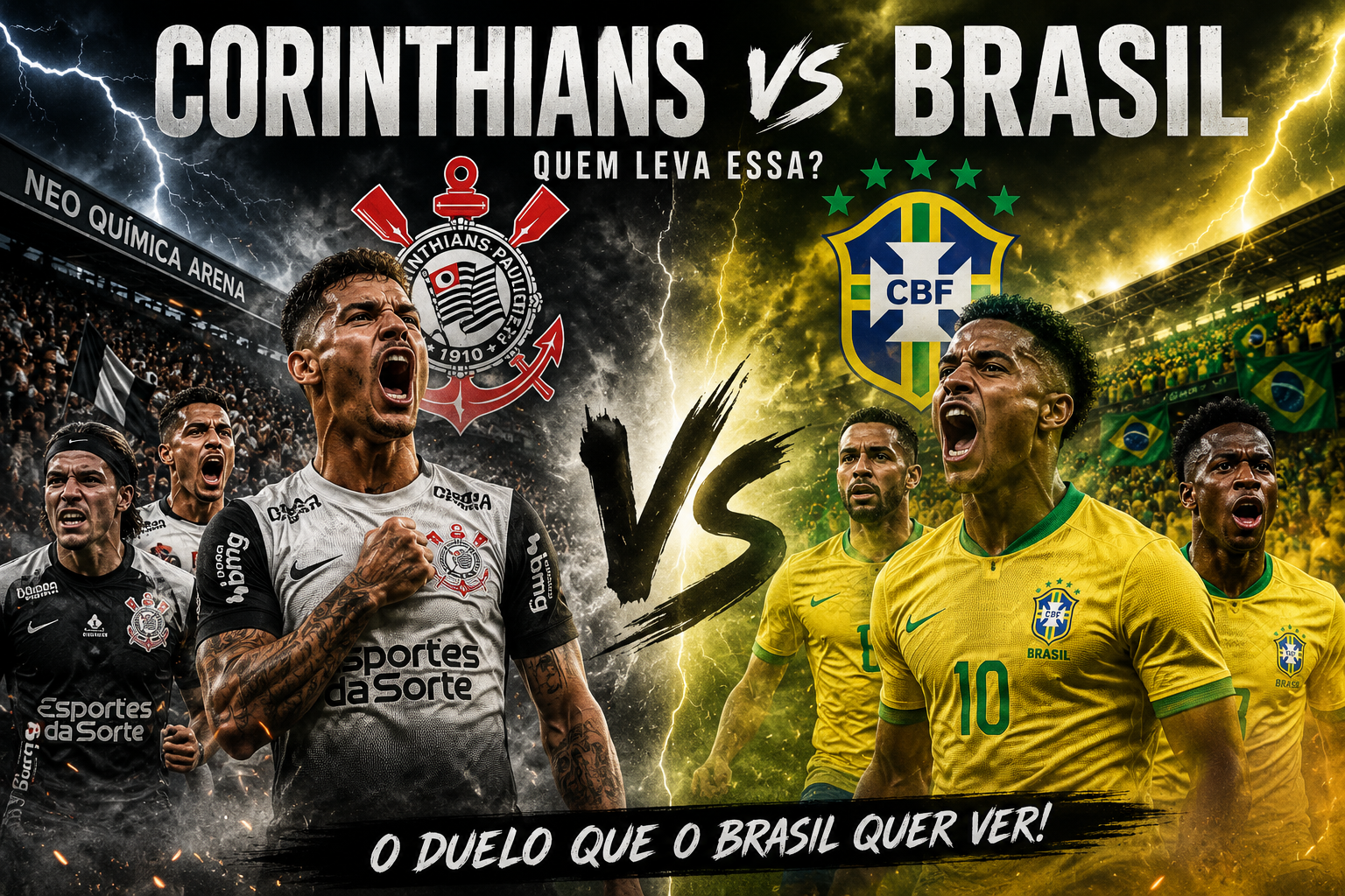 Corinthians vs Brasil